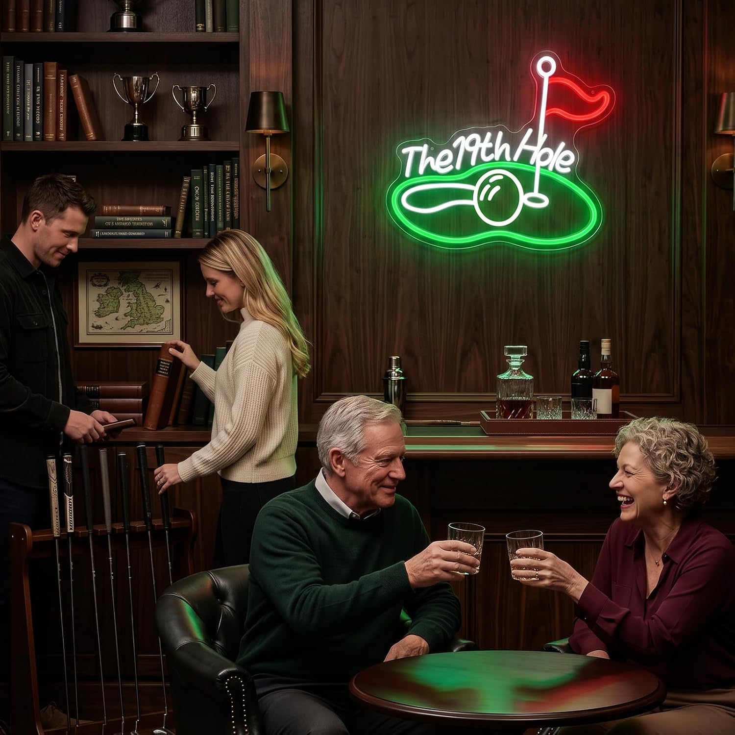 De 19th Hole Golf LED Neon Sig - Party Games For Christmas recensie en prijs