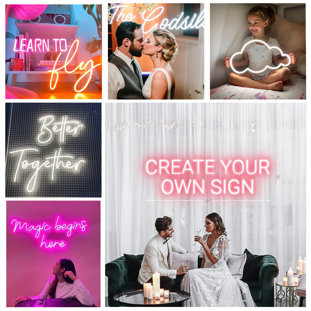 Aangepaste LED neon teken brie - Party Games Name recensie en prijs